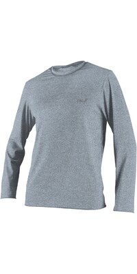 O'Neill Mens Blueprint Long Sleeve Sun Shirt Rash Vest 5451SB - Fog Blue